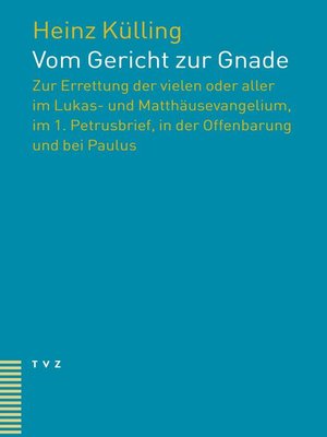 cover image of Vom Gericht zur Gnade